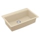 preview thumbnail 41 of 52, Karran Top Mount 33 in. Large Single Bowl Quartz Workstation Kitchen Sink