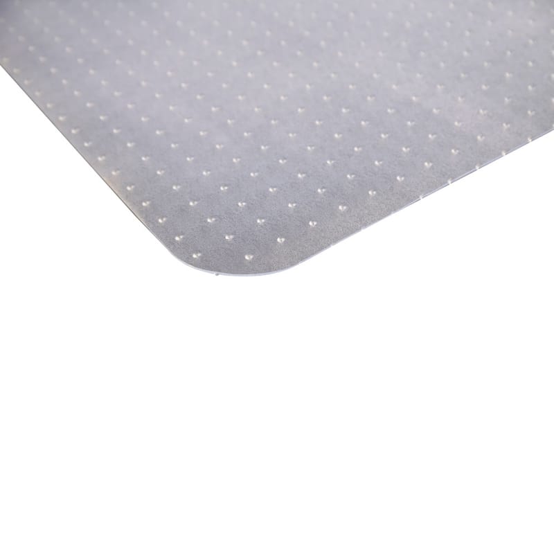 PVC Chair Floor Mat Studded Back with Lip