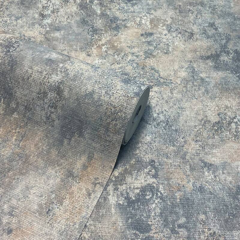 Arthouse Gideon Light Grey Distressed Wallpaper