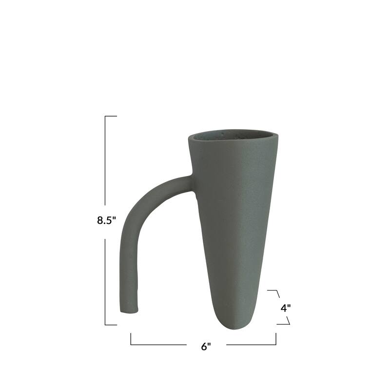 Textured Metal Vase