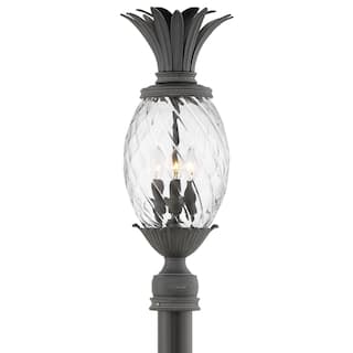 Hinkley Lighting Plantation 120v 3 Light 25" Tall Post Light with
