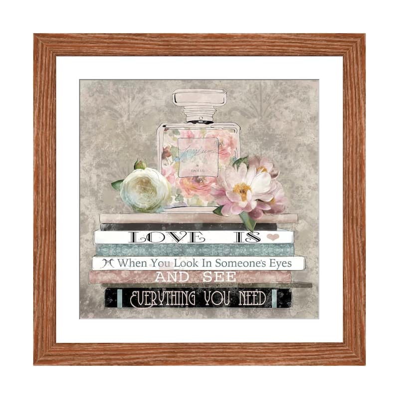 iCanvas "Perfume Love" by Carol Robinson - Walnut - 24x24x1