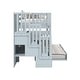 preview thumbnail 16 of 35, Taylor & Olive Trillium Twin over Twin Stairway Bunk Bed, Twin Trundle
