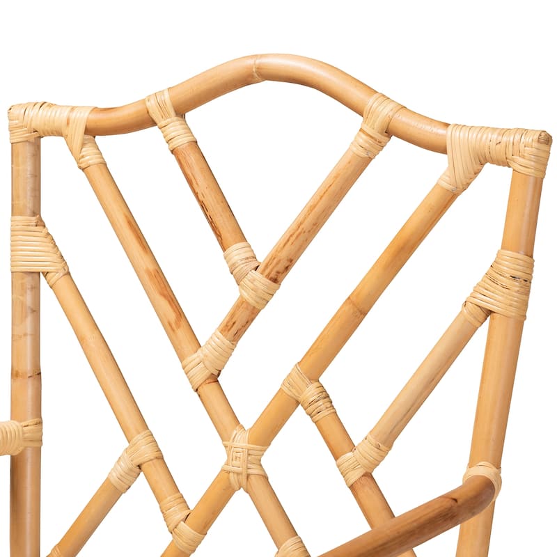 Delta Modern Natural Finished Rattan Dining Chair
