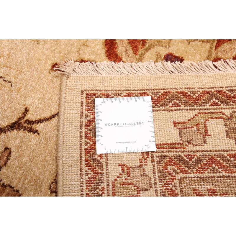 ECARPETGALLERY Hand-knotted Jamshidpour Ivory Wool Rug - 9'10 x 13'10