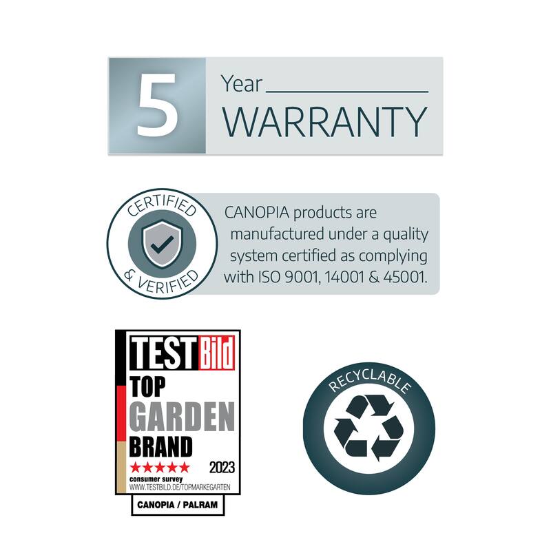 Balance 8 ft. x 8 ft. Hybrid Green/Clear DIY Greenhouse Kit