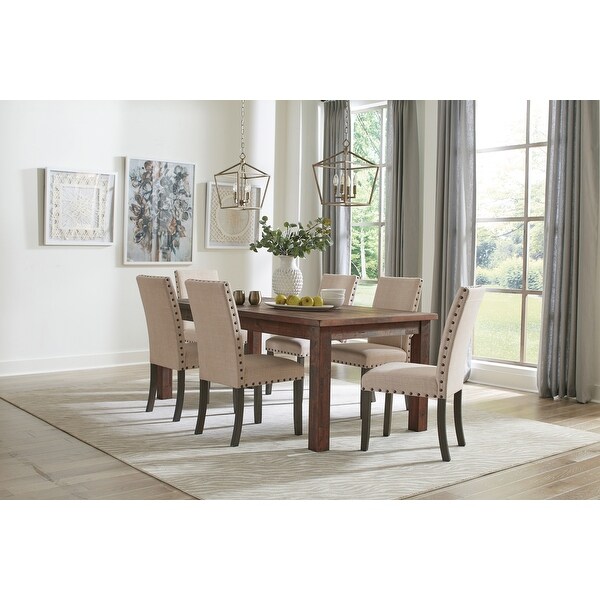 9 piece rustic dining set best sale