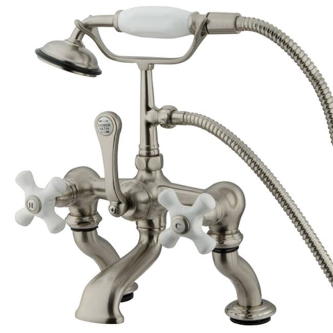 Kingston Brass Vintage Deck Mounted Clawfoot Tub Filler with Personal