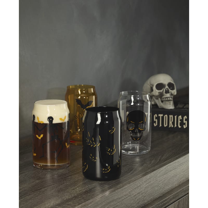 Oneida Vintro Halloween Can Coolers, Set of 4
