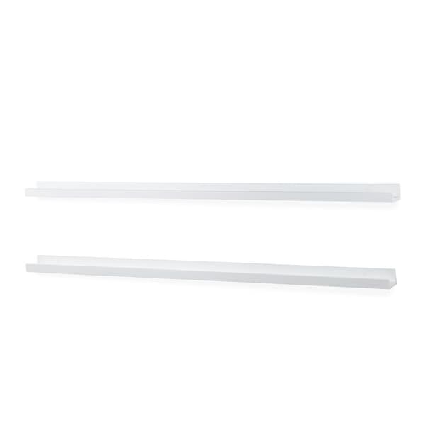 60 inch shop picture ledge white