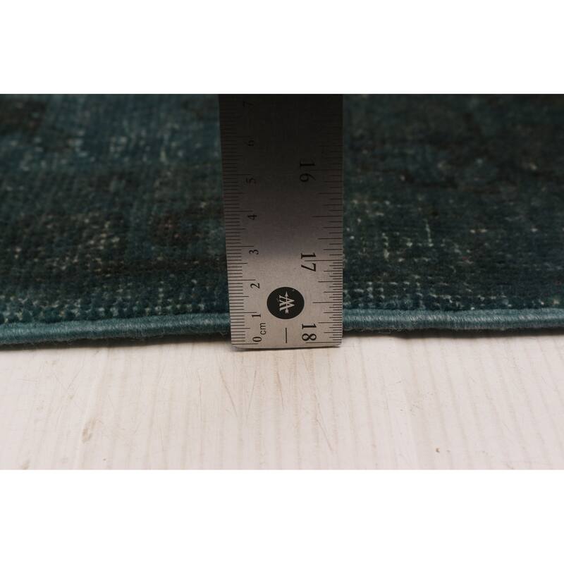 ECARPETGALLERY Hand-knotted Vibrance Blue Wool Rug - 8'4 x 11'4