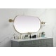 preview thumbnail 8 of 9, Elegant Lighting MR2A3060 Asha 30" W x 60" H Oval Framed Bathroom