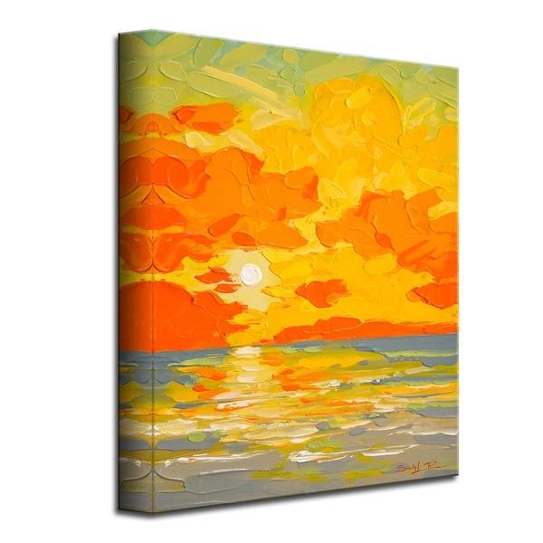 Gravity Sunrise' Scenic Coastal Canvas Wall Art by Sarah LaPierre