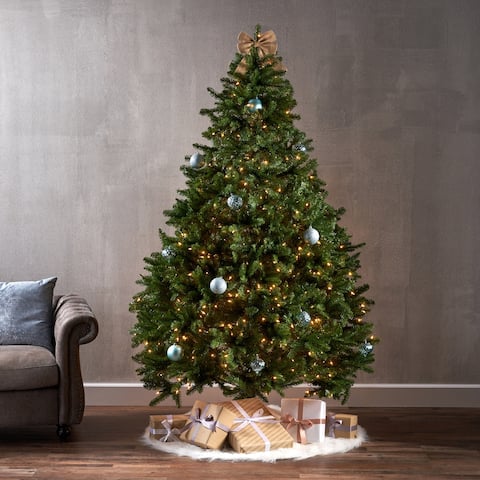 Norway Spruce 7-foot Artificial Christmas Tree by Christopher Knight home - 58.00" L x 58.00" W x 84.00" H