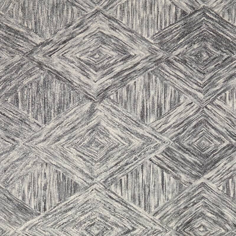 Ciyit Power Loomed Geometric Modern Soft Area Rug By HomeRoots - 90' X '60' X '0.5