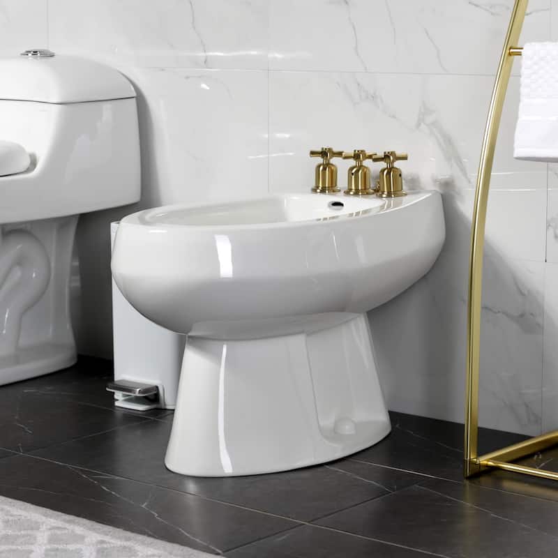 Kingston Brass Millennium Three-Handle Bidet Faucet