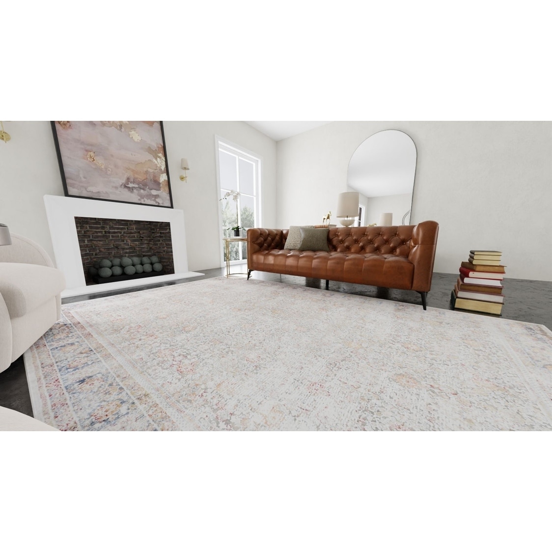 Badgley Mischka Oasis Sunset Area Rug - Bed Bath & Beyond - 40521596