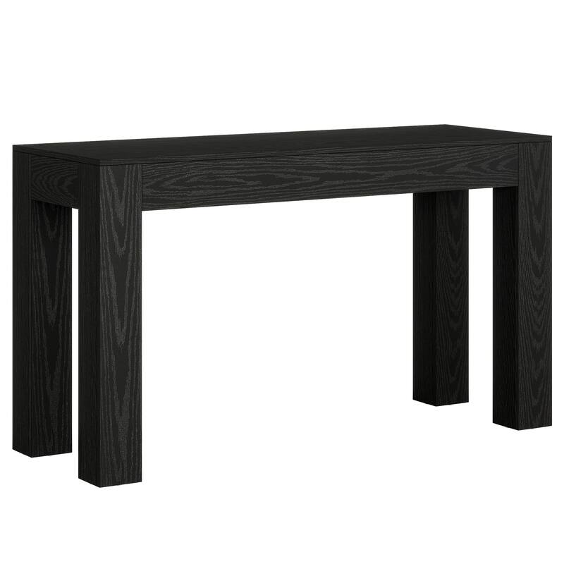 63" Rectangular Dining Table, Wooden Kitchen Table for Family Meals, Apartment & Small Spaces