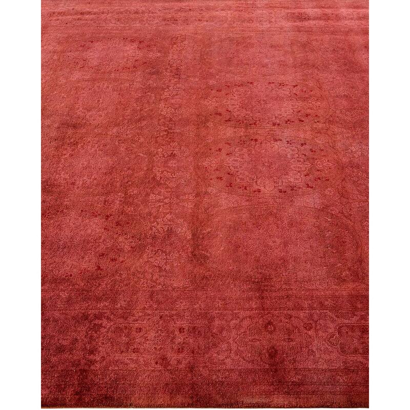 Fine Vibrance, One-of-a-Kind Hand-Knotted Area Rug - Pink, 6' 3" x 9' 3" - 6' 3" x 9' 3"