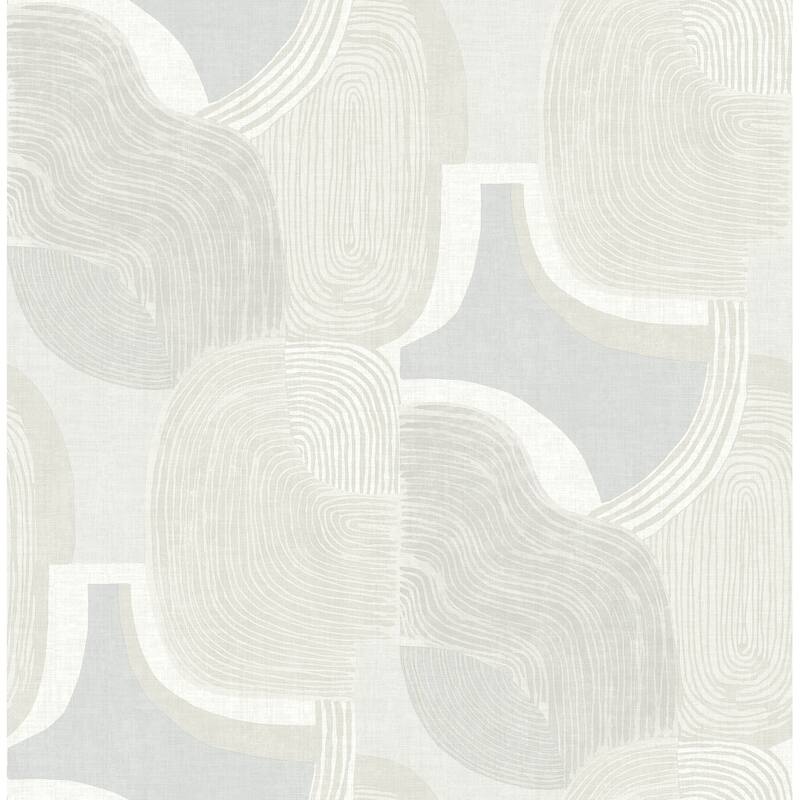 A-Street Prints Hollace Sky Blue Geometric Wallpaper