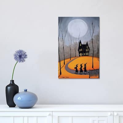 iCanvas "Three Little Witches" by Debbie Criswell Canvas Print