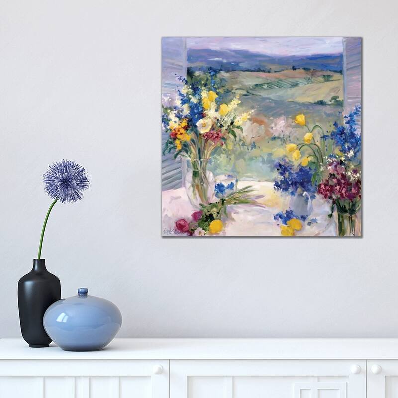 iCanvas "Tuscany Floral" by Allayn Stevens Canvas Print - 18x18x1.5