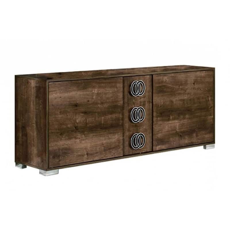 HomeRoots Modern Rustic Italian 3 Drawer Dresser