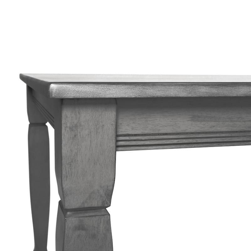 Classic Wood Dining Table with Decorative Sculpted Legs