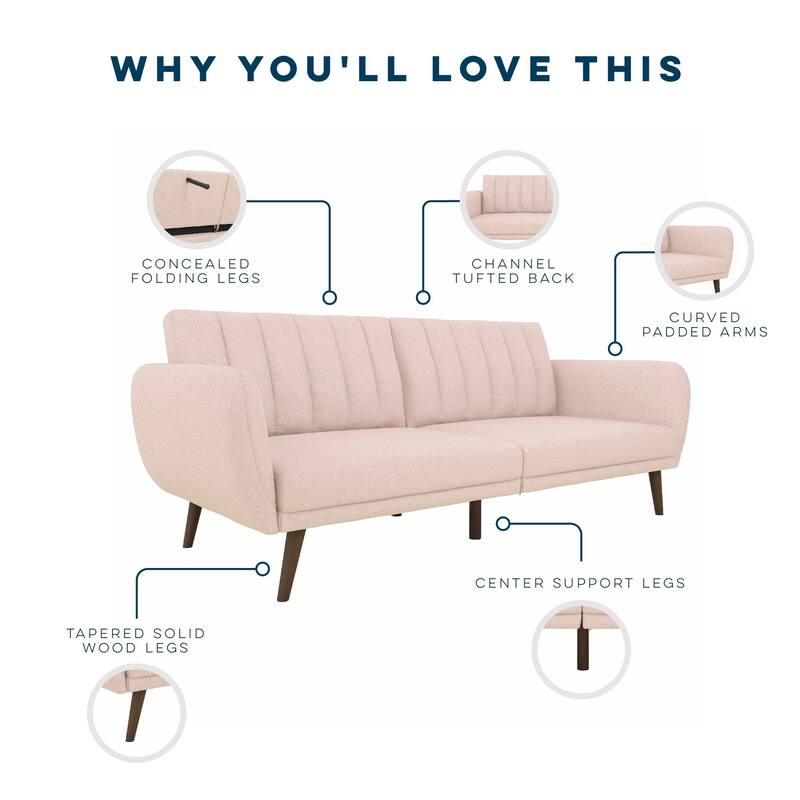 The Novogratz Brittany Futon Sofa Bed