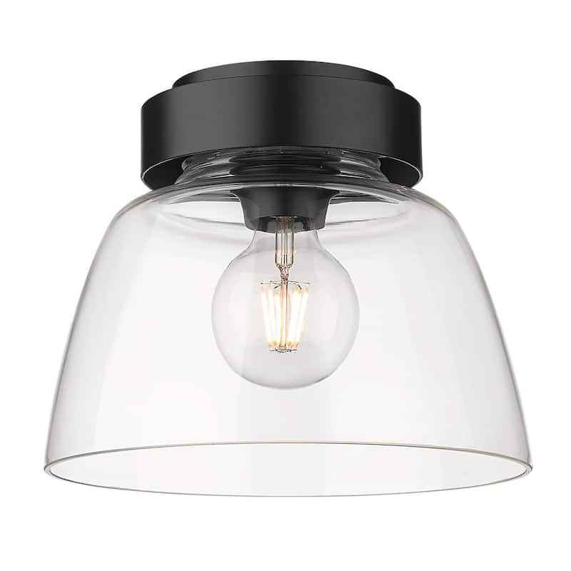 Remy Flush Mount - 10" - Matte Black