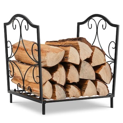 Costway 17'' Firewood Storage Rack Steel Firewood Storage Log Holder - See Details