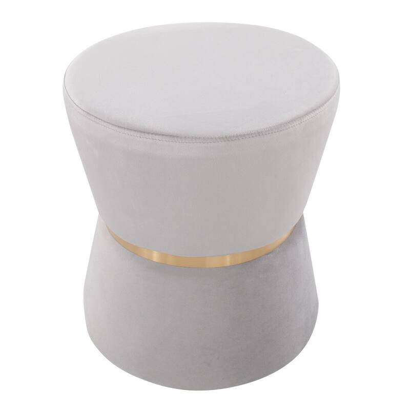 Monroe Velvet Ottoman
