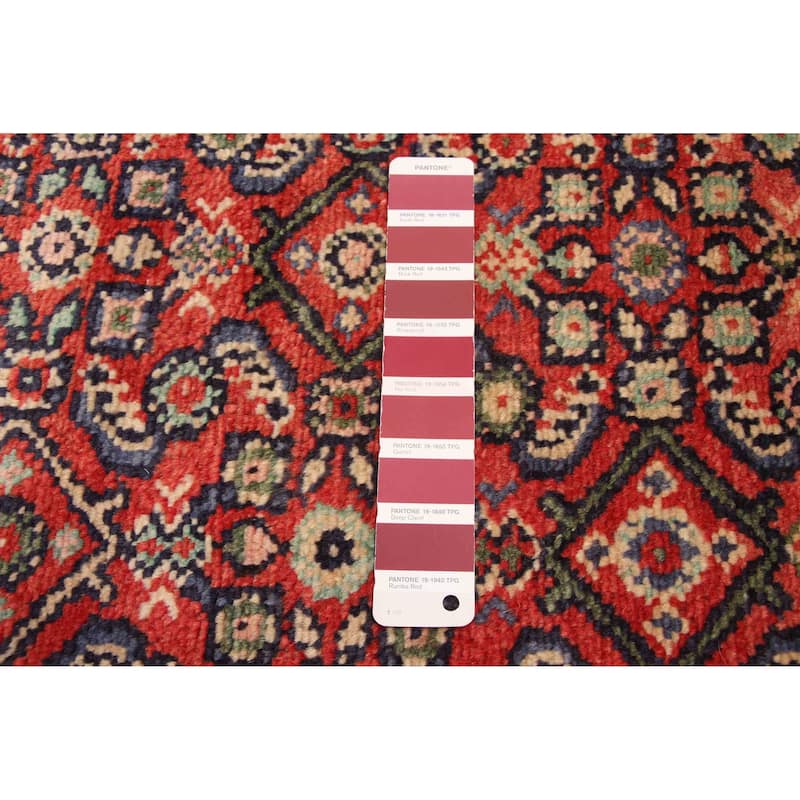 ECARPETGALLERY Hand-knotted Andelz Red Wool Rug - 2'11 x 9'6