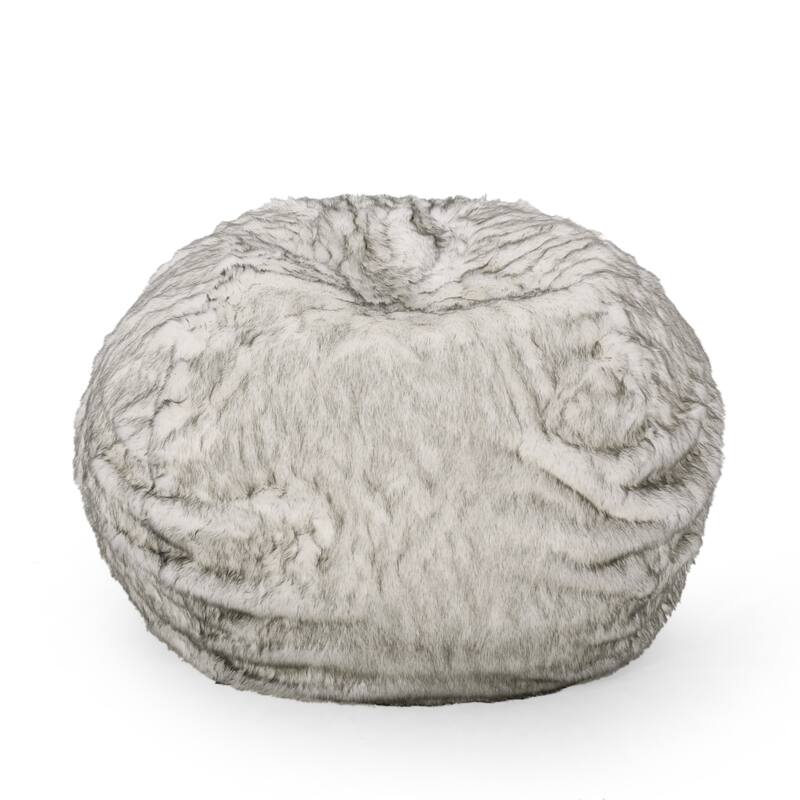 Comfortable Faux Fur Bean Bag with Versatile Design for Relaxation