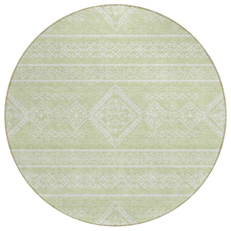 Machine Washable Indoor/ Outdoor Chantille Moroccan Boho Rug