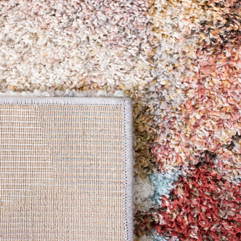 SAFAVIEH Calista Shag Francie Abstract 1-inch Thick Rug