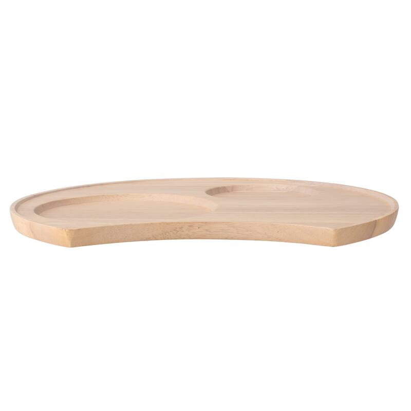 Noritake Hammock Wood Crescent Serving Tray, 13"