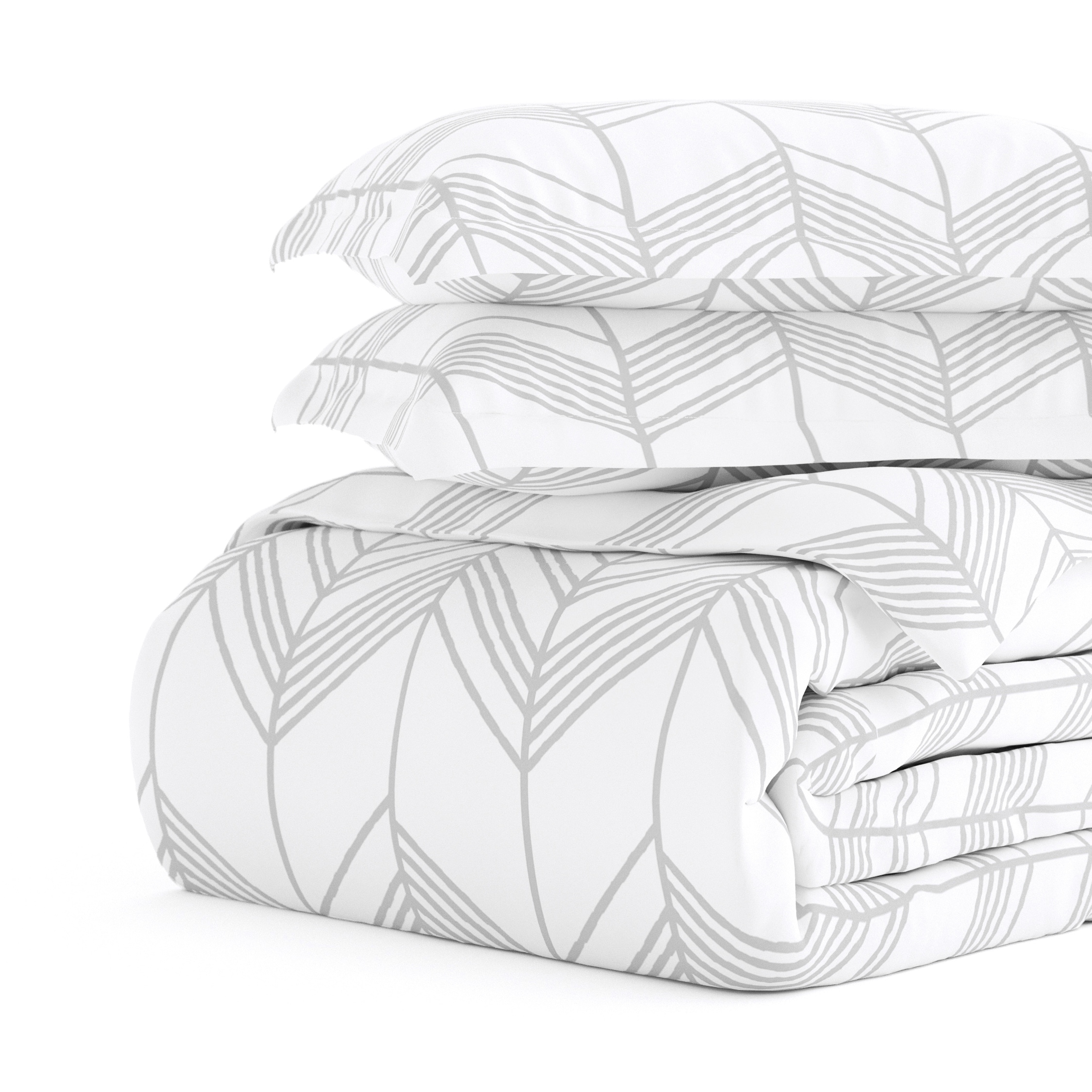 Becky Cameron Alps Chevron 3 Piece Duvet Cover Set