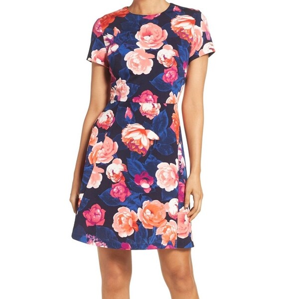 eliza j navy blue dress