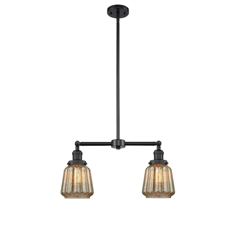 Innovations Lighting Chatham 2 Light 21" Wide Linear Chandelier