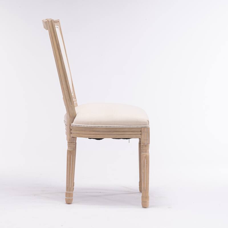 Modern Set of 2 Square Back Dining Chair
