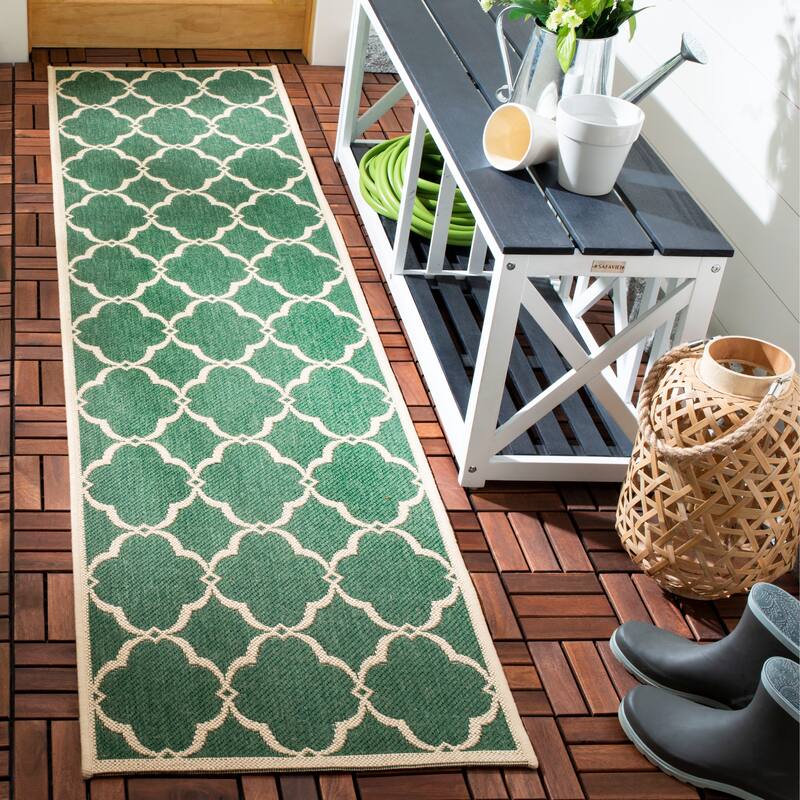 SAFAVIEH Beach House Caetana Indoor /Outdoor Waterproof Patio Backyard Rug