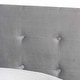 preview thumbnail 7 of 18, Caprice Contemporary Glam Velvet Fabric Twin Size Panel Bed