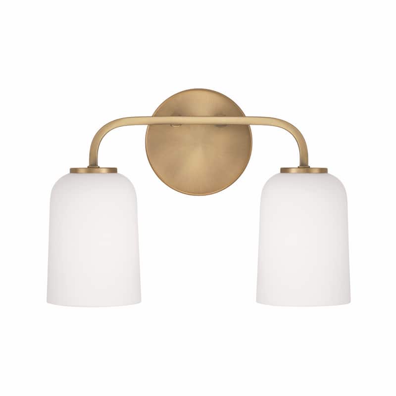 Lawson 2-light Bath/ Vanity Fixture w/ Soft White Glass