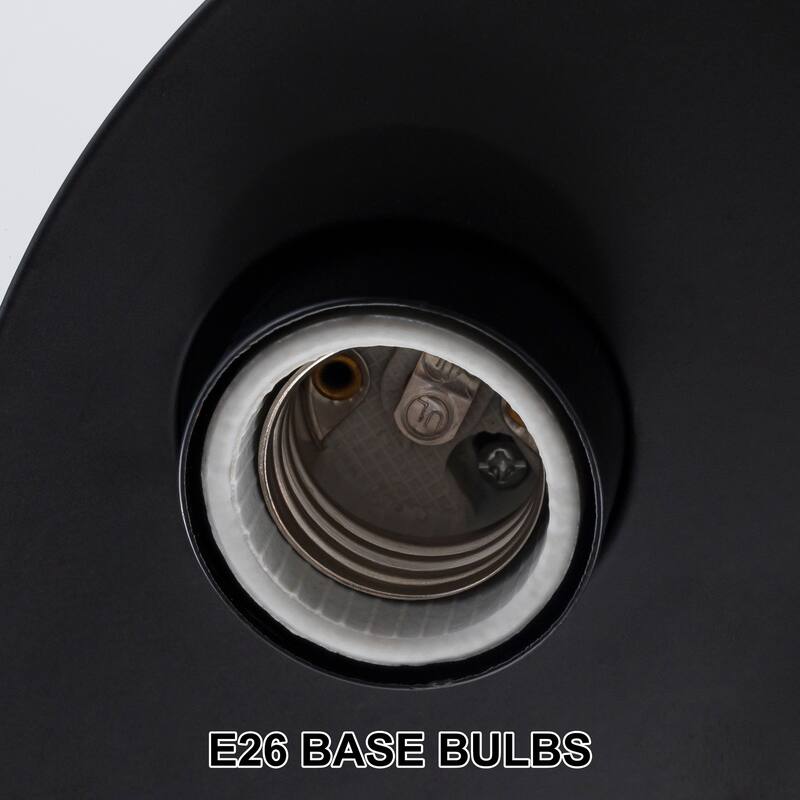 Starsky 3-Light Modern Clear Glass Dome Flush Mount Ceiling Light, Thick One-Piece Drum Shade