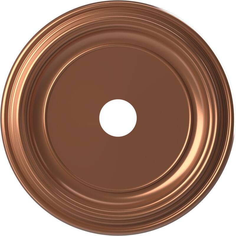 3 1/2" Inside Diameter - Traditional Thermoformed PVC Ceiling Medallion
