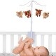 preview thumbnail 3 of 5, Bedtime Originals Animal Alphabet Bear/Fox Musical Baby Crib Mobile Soother Toy