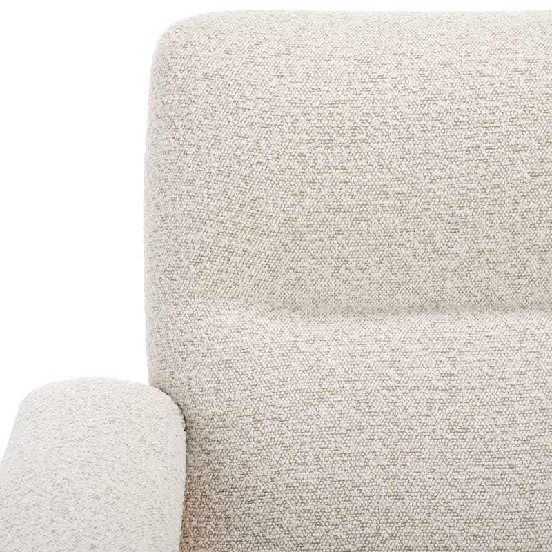 SAFAVIEH Sylvaine Solid Wood Accent Chair (Fully Assembled) - W33" x D30" x H33" - 33Wx30Dx33H