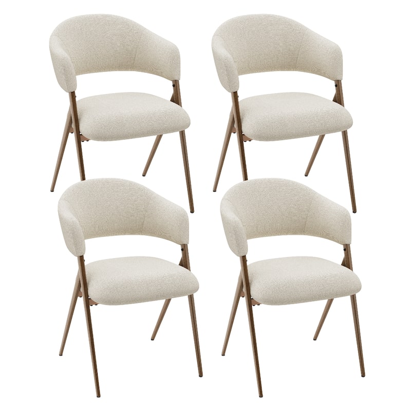 Modern Reclining Dining Chairs, 135° Back & 18.9" Wide Seat with Thick Cushion