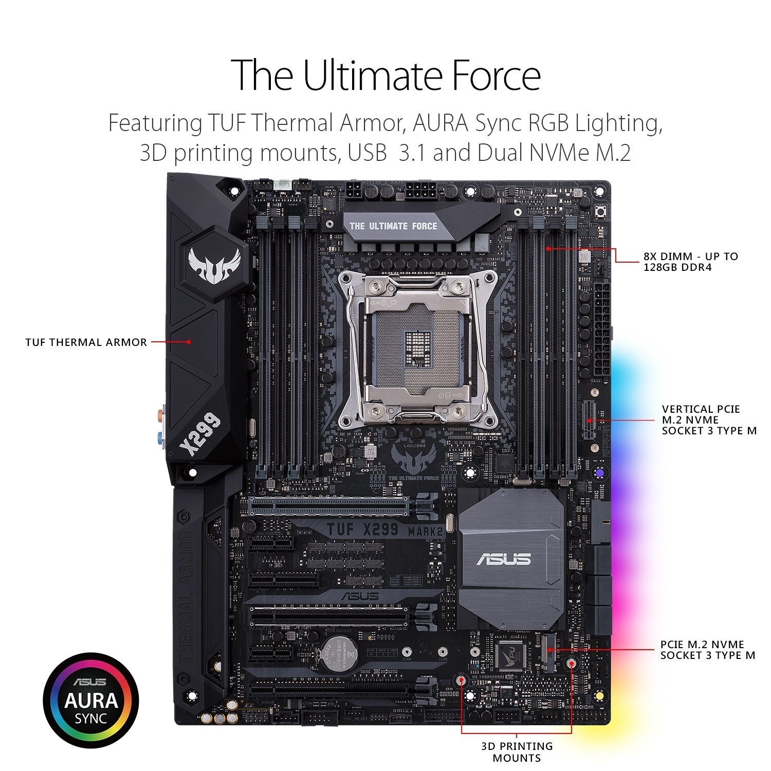Shop Asus Motherboards Tuf X299 Mark 2 Overstock 19271821